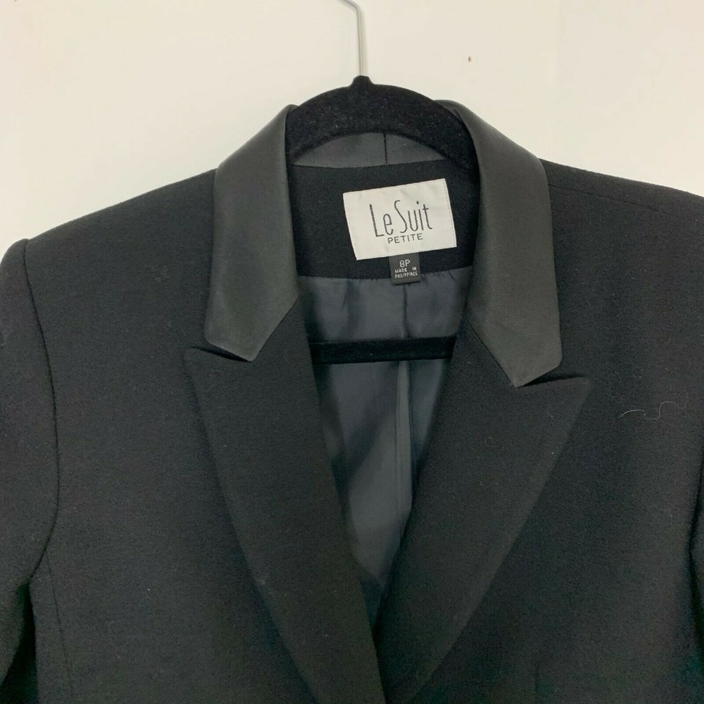 Le Suit black Tuxedo style school boy blazer - Picture 7 of 8